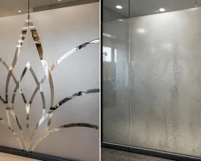 Frosted Window Film vs Sandblasted Glass | JHB & PTA